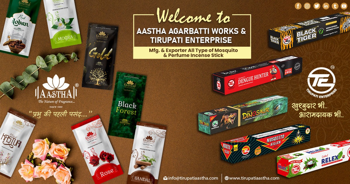 Welcome to Aastha Agarbatti Works and Tirupati Enterprise - Tirupati ...